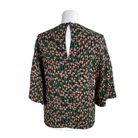 Unisex Marimekko - Lühikeste käistega pluus, suurus 36 - Must (2)