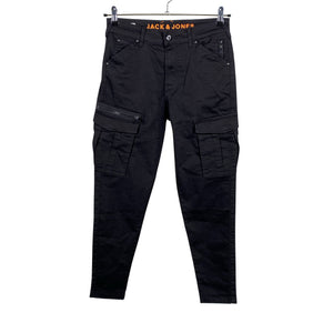 Unisex Jack & Jones - Cargo-püksid, suurus W28 - Must (1)