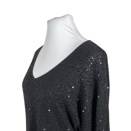 Unisex Marina Rinaldi - Kootud tuunika, suurus 50 - Must (2)