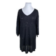 Unisex Marina Rinaldi - Kootud tuunika, suurus 50 - Must ()