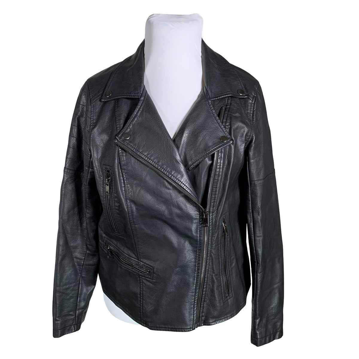 Unisex Zizzi - Nahktagi, suurus 44 - Must (1)