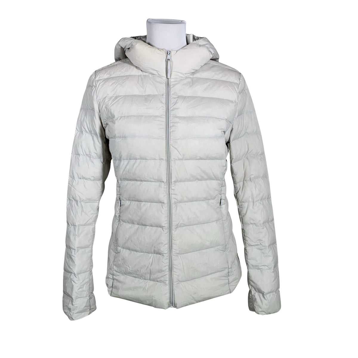 Unisex Uniqlo - Õhem talvejope, suurus 38 - Valge (1)