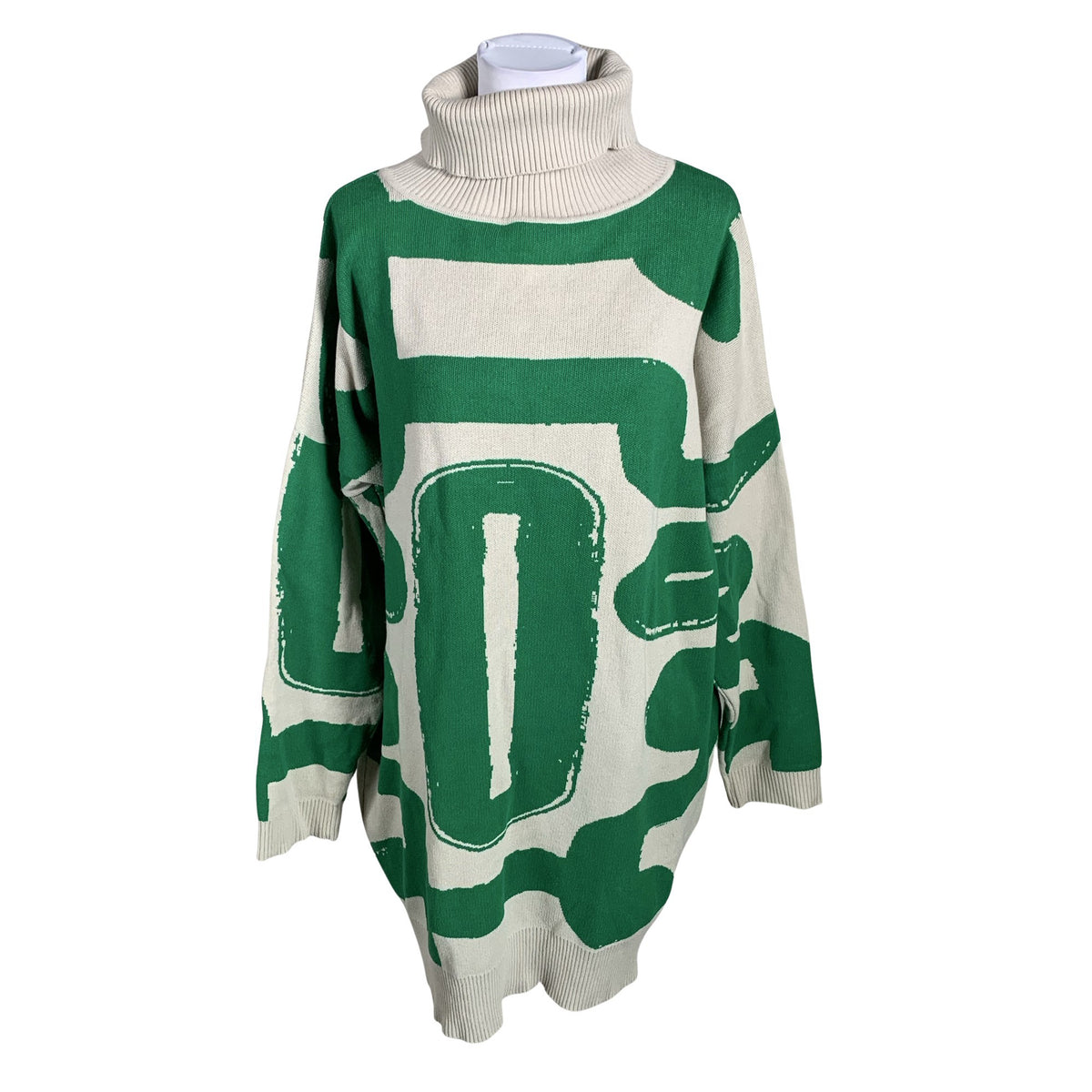 Unisex Papu - Kootud kleit, suurus 38 - Roheline (1)