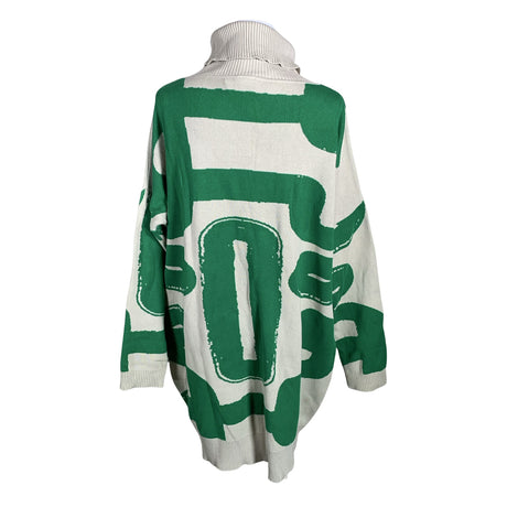 Unisex Papu - Kootud kleit, suurus 38 - Roheline (2)