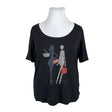 Unisex Anna Aura - T-särk, suurus 46 - Must ()