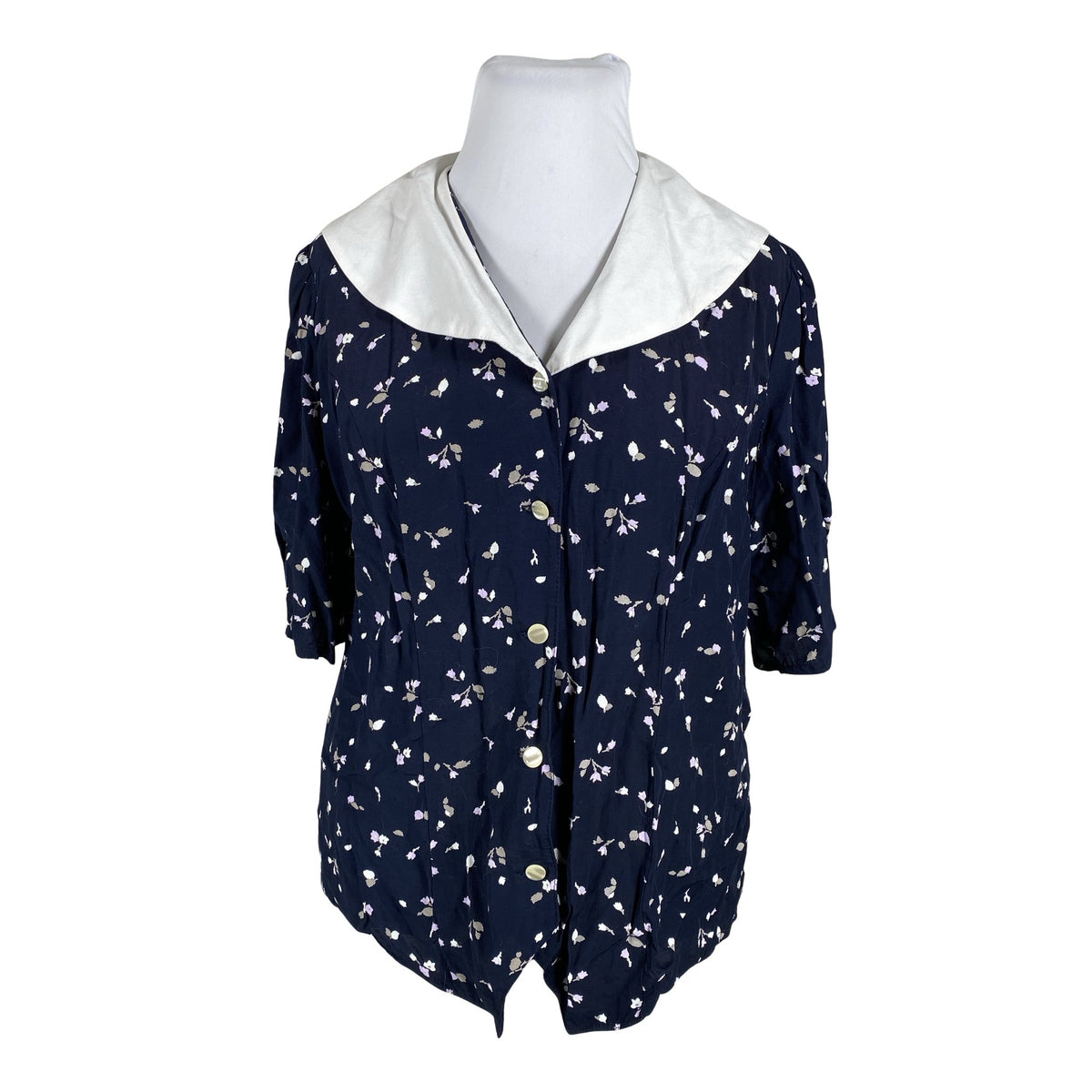 Unisex Marmalade - Lühikeste käistega pluus, suurus 42 - Sinine (1)
