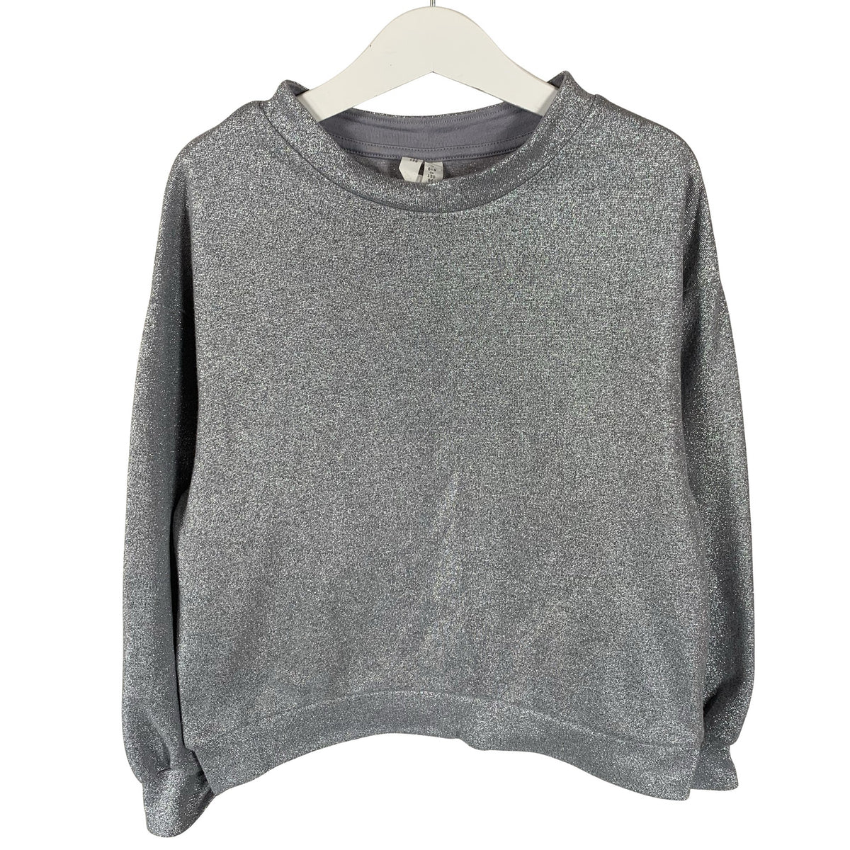 Unisex Arket - Trikotaažist pluus, suurus 122 - 128 - Hall (1)
