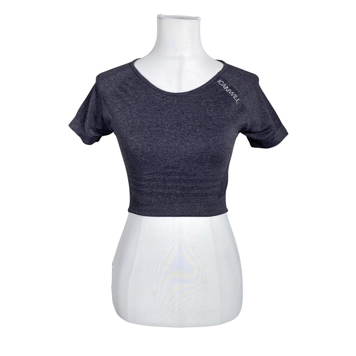 Unisex ICIW – Icaniwill - Spordisärk, lühikesed käised, suurus 36 - Hall (1)
