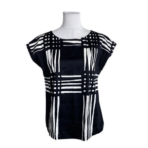 Unisex Marimekko - Lühikeste käistega pluus, suurus 40 - Must (1)