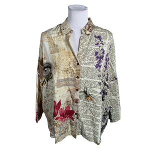 Unisex Desigual - Pluus, suurus 40 - Beige (1)