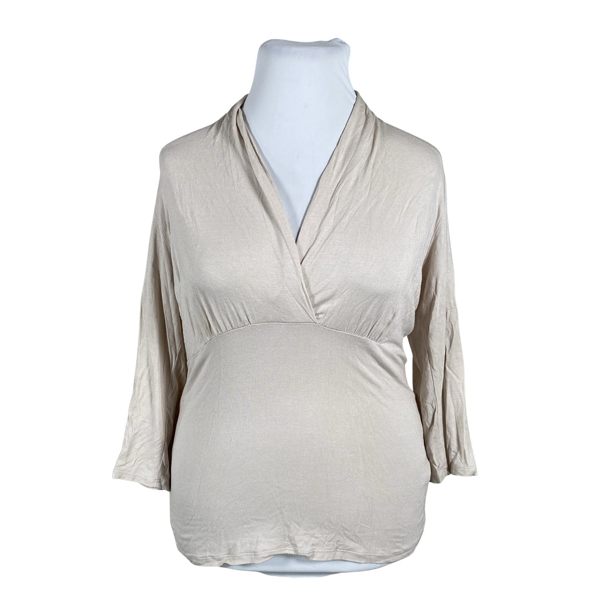 Unisex Repeat - Trikotaažist pluus, suurus 46 - Beige (1)
