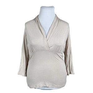Unisex Repeat - Trikotaažist pluus, suurus 46 - Beige (1)