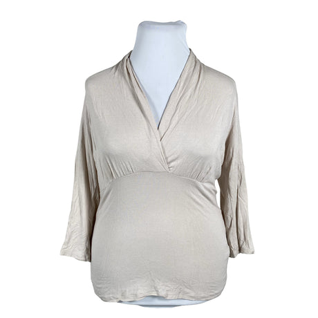 Unisex Repeat - Trikotaažist pluus, suurus 46 - Beige ()