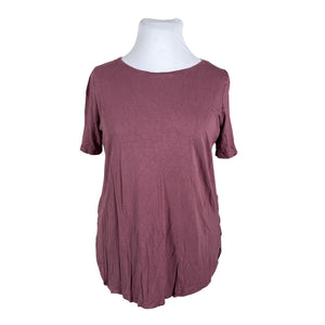 Unisex Lindex - T-särk, suurus 44 - Veinipunane (1)