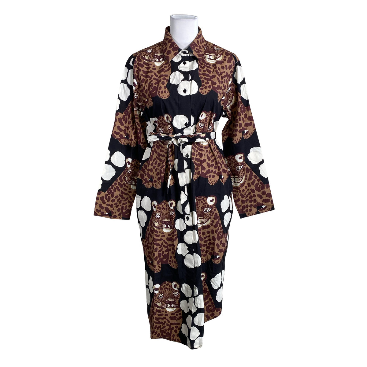 Unisex Marimekko - Mitteveniv kleit, suurus 40 - Pruun (1)