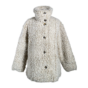 Unisex Odd Molly - Kunstkarusnahast mantel, suurus 40 - Beige (1)