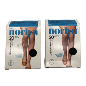 Unisex Norlyn - Sukkpüksid, õhukesed, suurus 39 - Must (1)