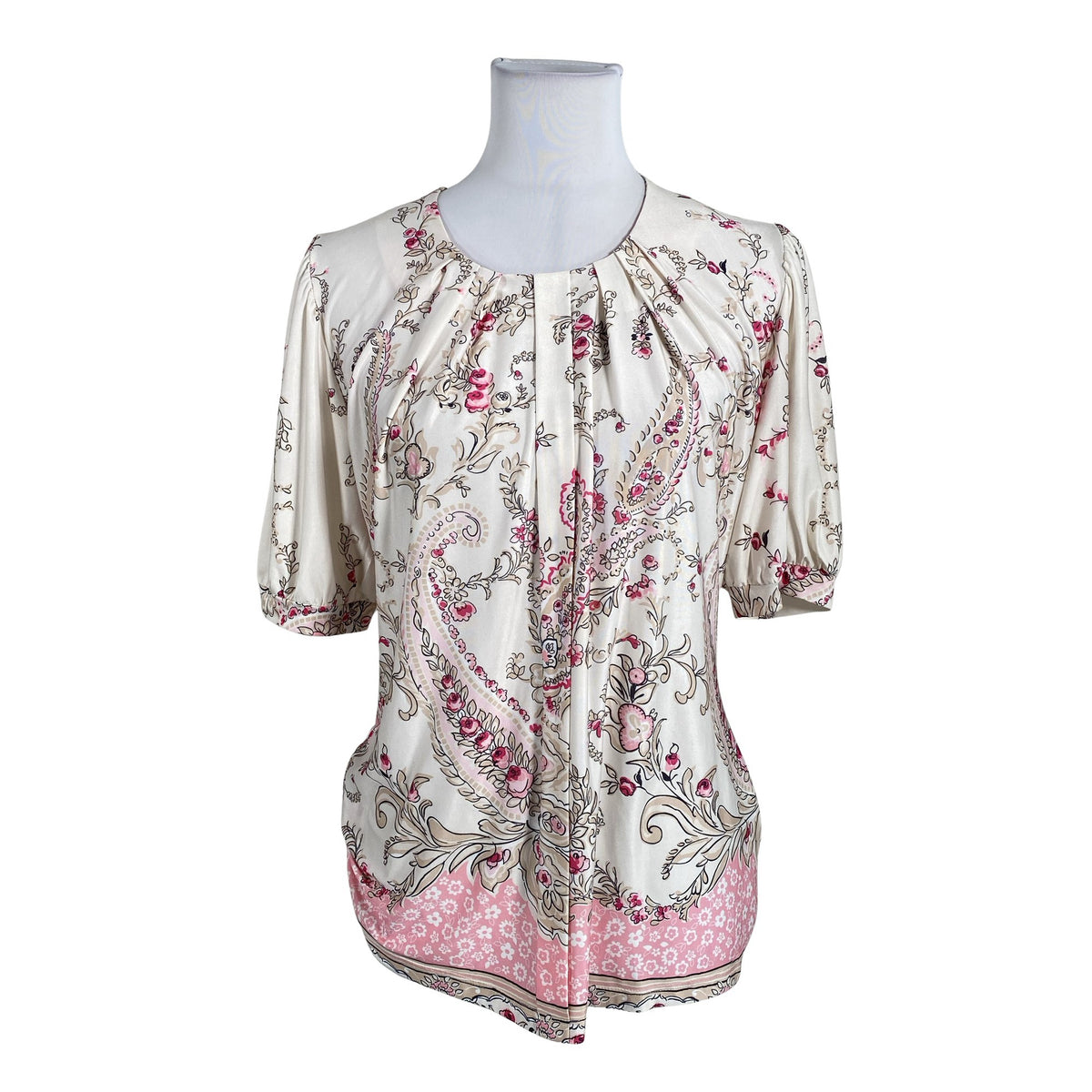 Unisex In Front - T-särk, suurus 38 - Looduslik valge (1)