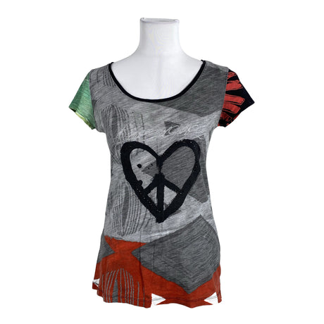 Unisex Desigual - T-särk, suurus 34 - Must ()