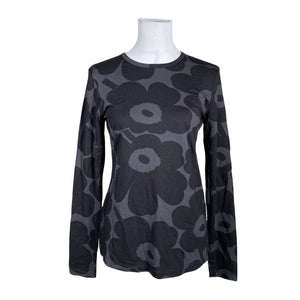 Unisex Marimekko - Trikotaažist pluus, suurus 38 - Must (1)