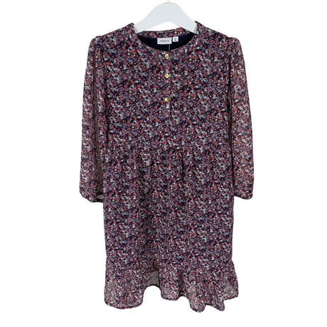 Unisex Name It - Õhuke kleit, suurus 110 - 116 - Veinipunane ()