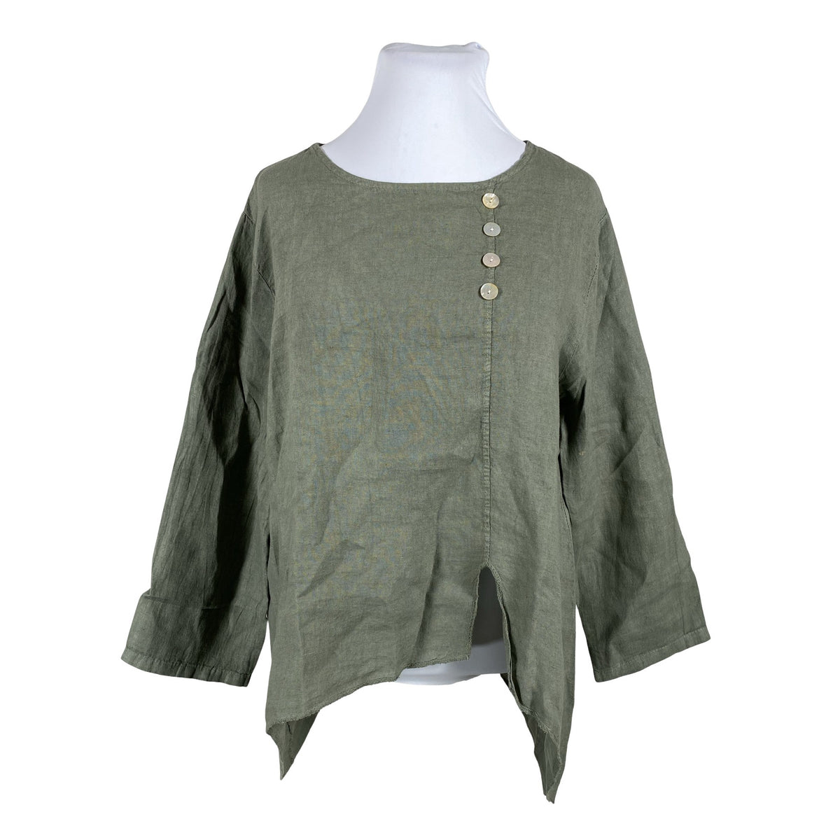Unisex Kotirouva - Pluus, suurus 46 - Roheline (1)