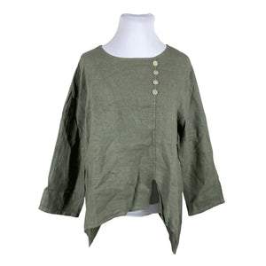 Unisex Kotirouva - Pluus, suurus 46 - Roheline (1)