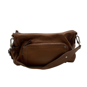 Unisex Longchamp - Käekott, suurus Midi - Pruun (1)