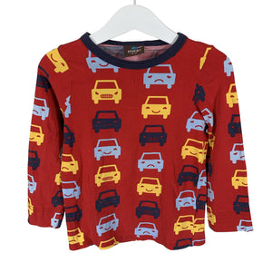 Unisex me&i - Trikotaažist pluus, suurus 98 - 104 - Punane (1)