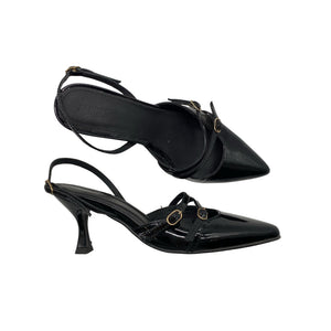 Unisex Alohas - Kontsakingad, suurus 37 - Must (1)