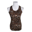 Unisex Yvette - Trikotaažist topp, suurus 36 - Pruun ()