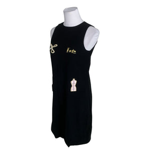 Unisex Moschino Cheap and Chic - Mitteveniv kleit, suurus 36 - Must (3)