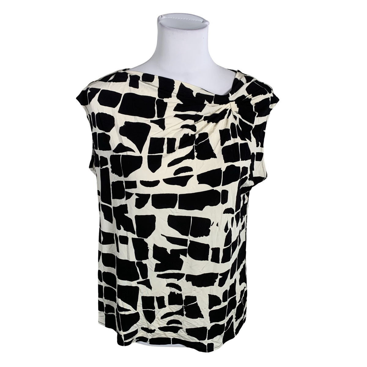 Unisex s.Oliver - Trikotaažist topp, suurus 36 - Must (1)