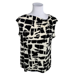Unisex s.Oliver - Trikotaažist topp, suurus 36 - Must (1)