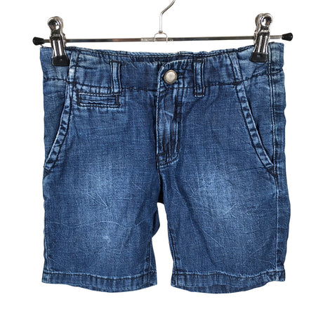 Unisex POMPdeLUX - Teksast lühikesed püksid, suurus 110 - 116 - Sinine ()