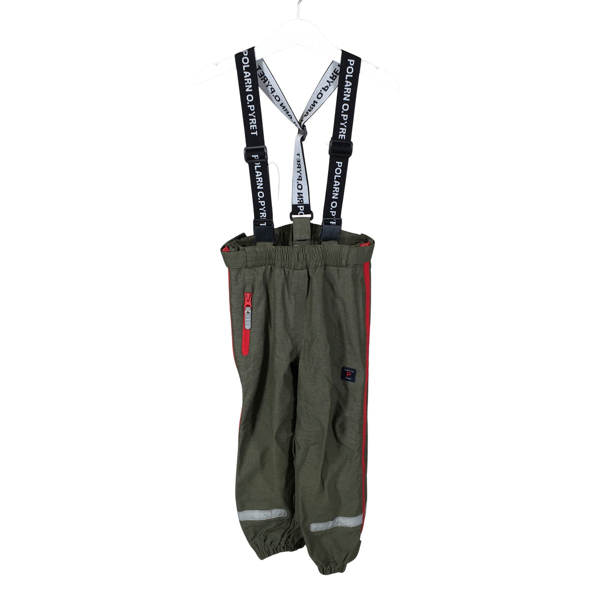 Unisex Polarn O. Pyret - Kevad-/sügispüksid, suurus 98 - 104 - Roheline (1)