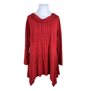 Unisex Nanso - Trikotaažist tuunika, suurus 52 - Punane (1)