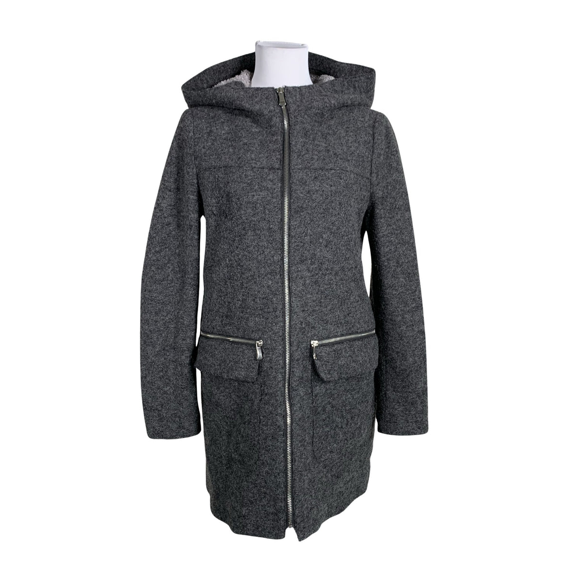 Unisex Esprit - Villane mantel, suurus 38 - Hall (1)