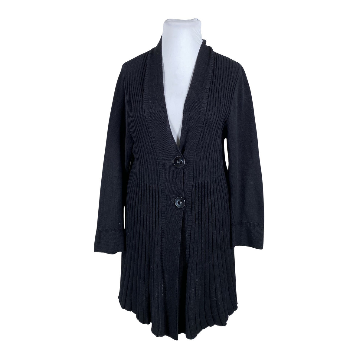 Unisex Skovhuus - Kardigan, suurus 44 - Must (1)