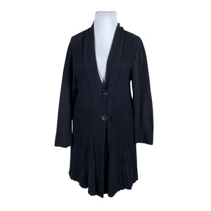 Unisex Skovhuus - Kardigan, suurus 44 - Must (1)
