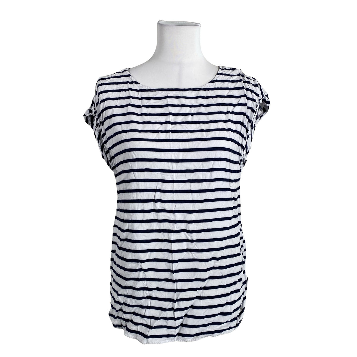 Unisex Tom Tailor - Lühikeste käistega pluus, suurus 38 - Valge (1)