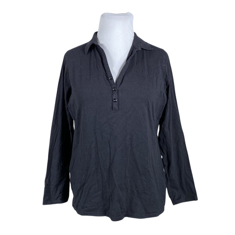 Unisex Nanso - Trikotaažist pluus, suurus 44 - Must ()
