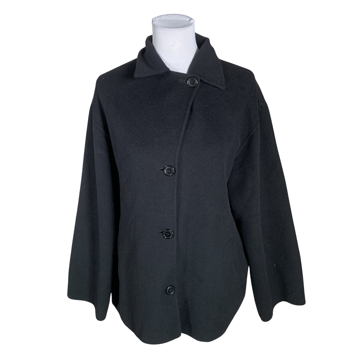 Unisex Ritva Falla - Villane mantel, suurus 40 - Must (1)