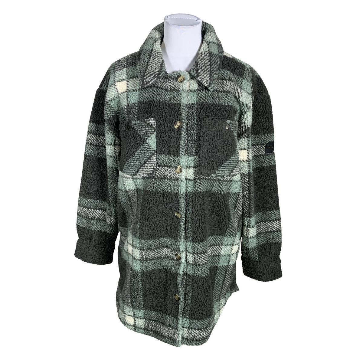 Unisex O'Neill - Kunstkarusnahast mantel, suurus 40 - Roheline (1)