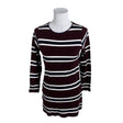 Unisex S.T.I - Trikotaažist tuunika, suurus 36 - Veinipunane ()