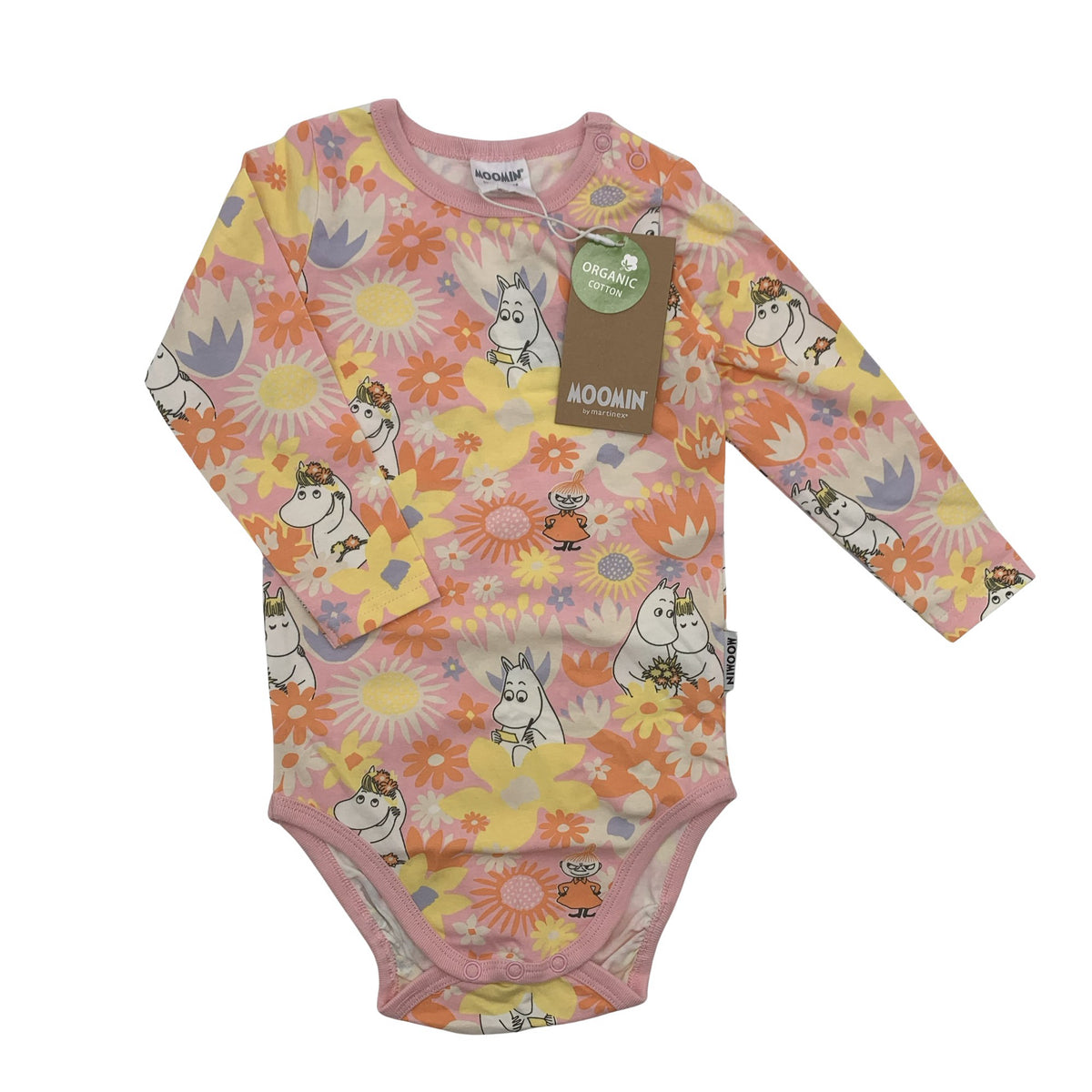 Unisex Moomin by Martinex - Bodi, suurus 80 - 86 - Heleroosa (1)