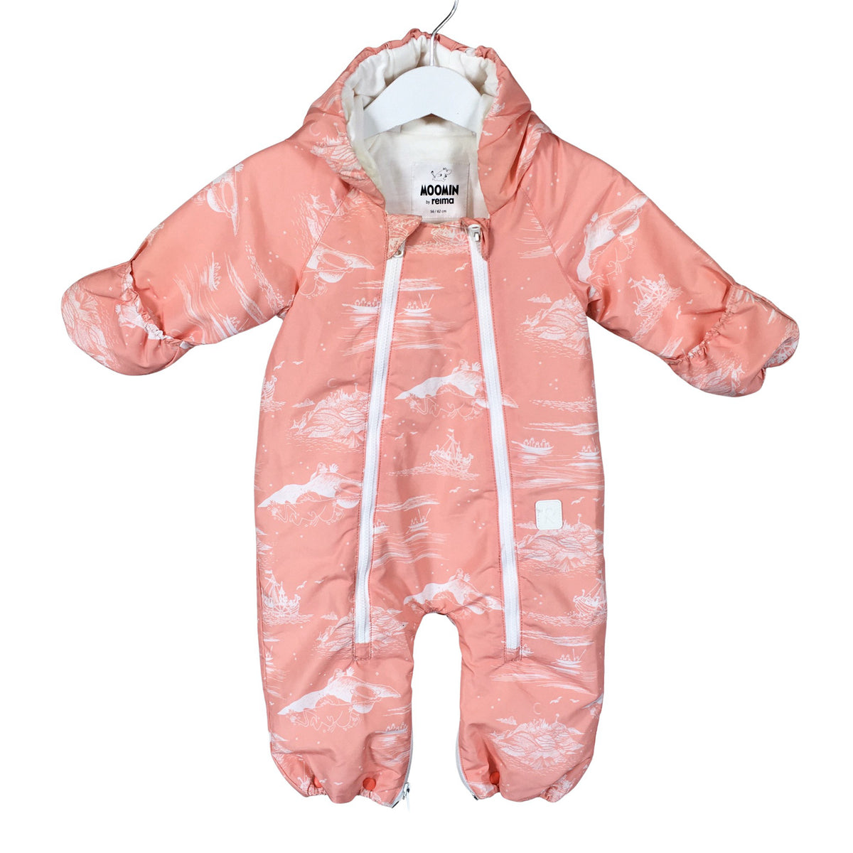 Unisex Reima - Õhem talvekombinesoon, suurus 56 - 62 - Heleroosa (2)