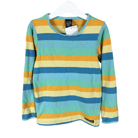 Unisex Villervalla - Trikotaažist pluus, suurus 122 - 128 - Sinine ()