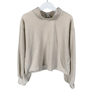 Unisex Lindex - Trikotaažist pluus, suurus 134 - 140 - Beige (1)