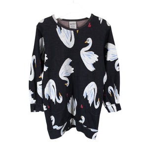Unisex NOSH - Trikotaažist kleit, suurus 122 - 128 - Must (1)